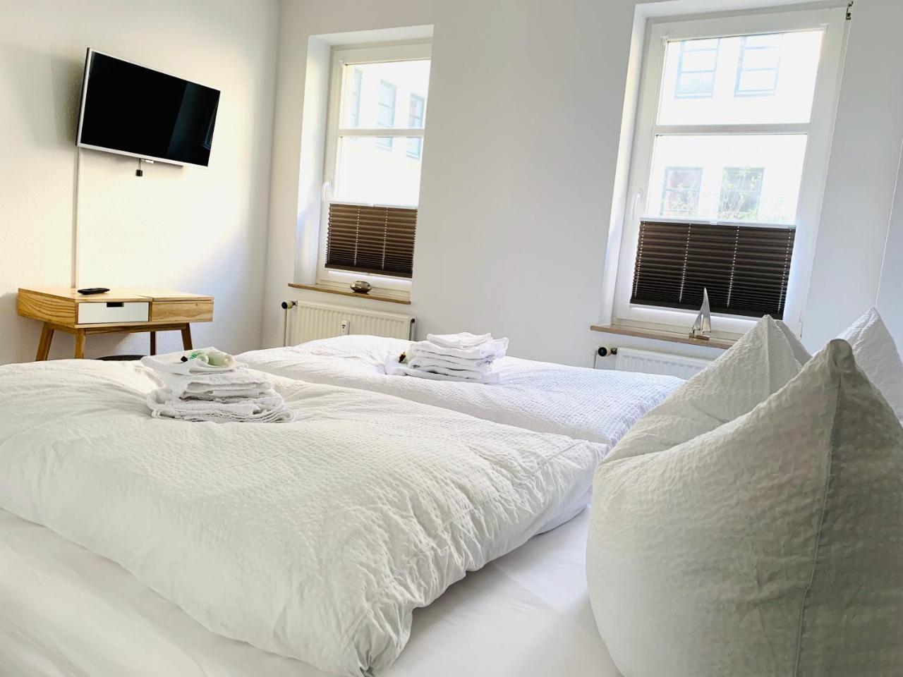 Fewo1846 - Atrium - Luxurioese Wohnung Mit 3 Schlafzimmern Und Balkon Im Stadtzentrum Flensburg Kültér fotó