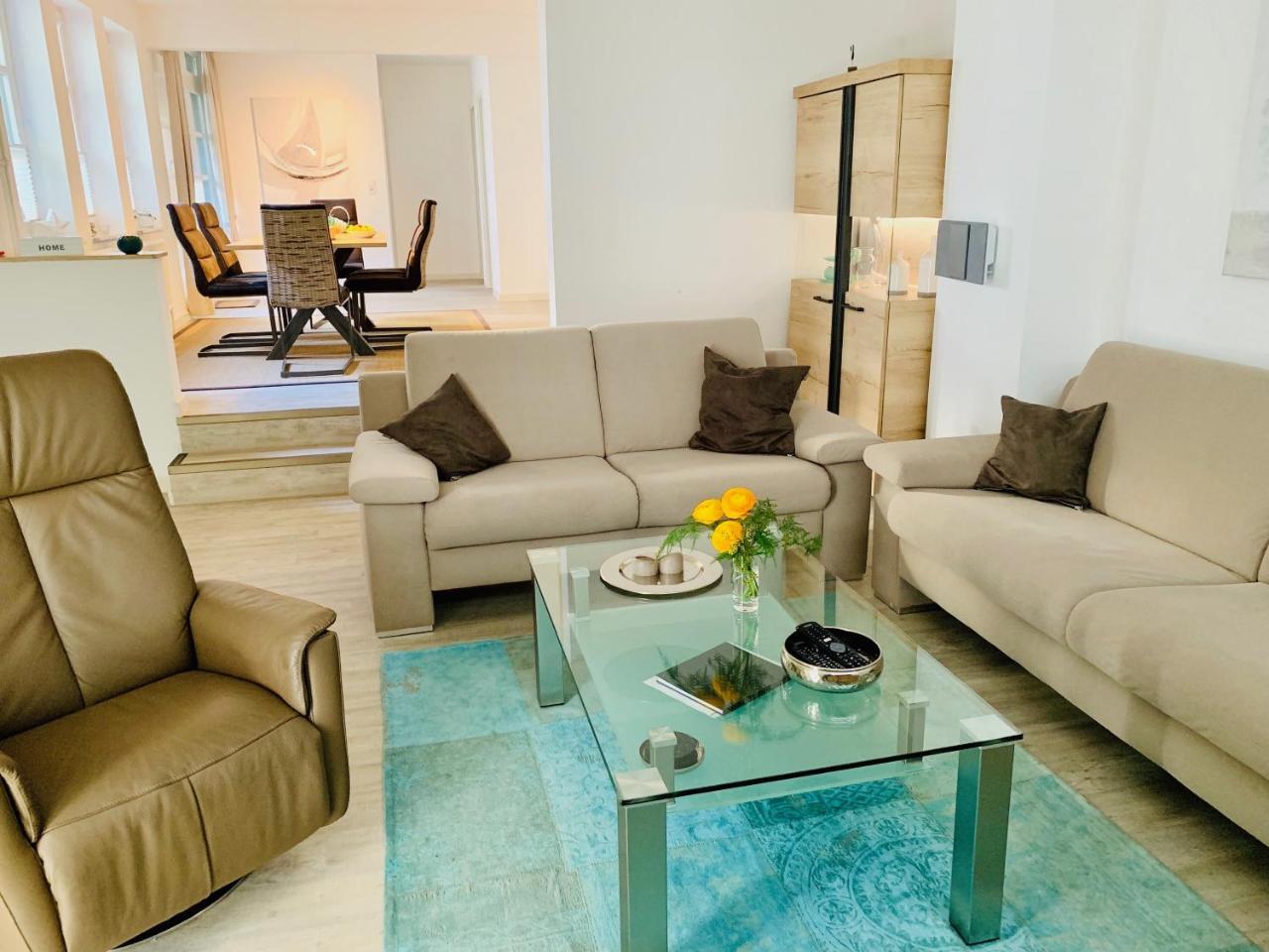 Fewo1846 - Atrium - Luxurioese Wohnung Mit 3 Schlafzimmern Und Balkon Im Stadtzentrum Flensburg Kültér fotó