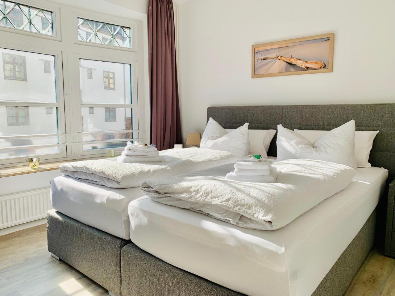 Fewo1846 - Atrium - Luxurioese Wohnung Mit 3 Schlafzimmern Und Balkon Im Stadtzentrum Flensburg Kültér fotó